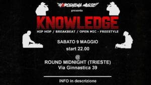 KNOWLEDGE – Hip Hop/Breakbeat/Open Mic/Freestyle