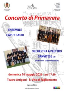 Concerto di primavera – gemellaggio in musica con Ensemble Caput Gauri di Codigoro