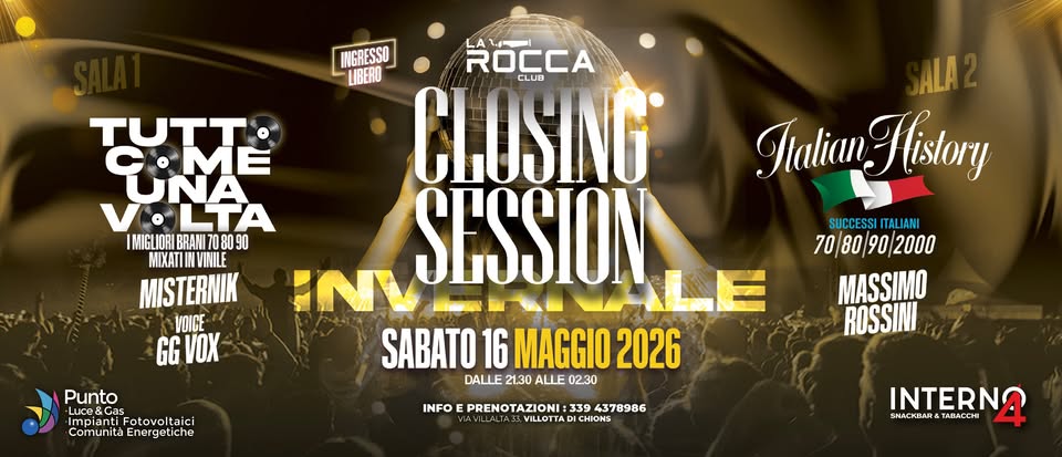 🚀CLOSING SEASON INVERNALE: L'ultimo atto. ✨ - Sabato 16 maggio - 🚀CLOSING SEASON INVERNALE: L'ultimo atto. ✨ - Sabato 16 maggio - EventiFVG.it