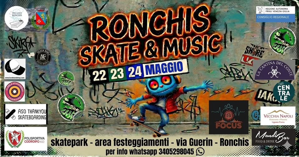 Ronchis Skate&Music 2026 - EventiFVG.it