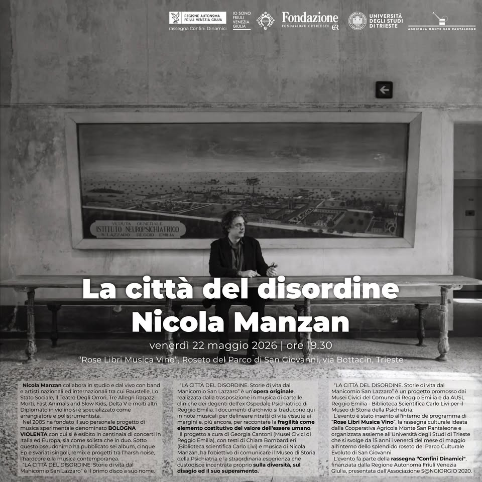Nicola Manzan: LA CITTÀ DEL DISORDINE. Musica & parole - EventiFVG.it
