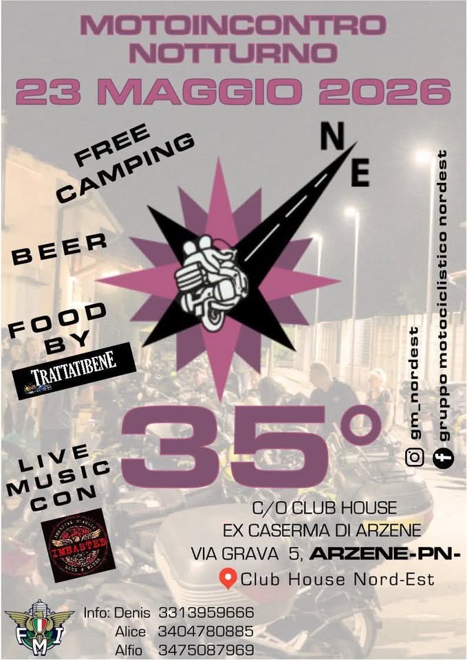 TRATTATIBENE al MOTOINCONTRO NOTTURNO - EventiFVG.it