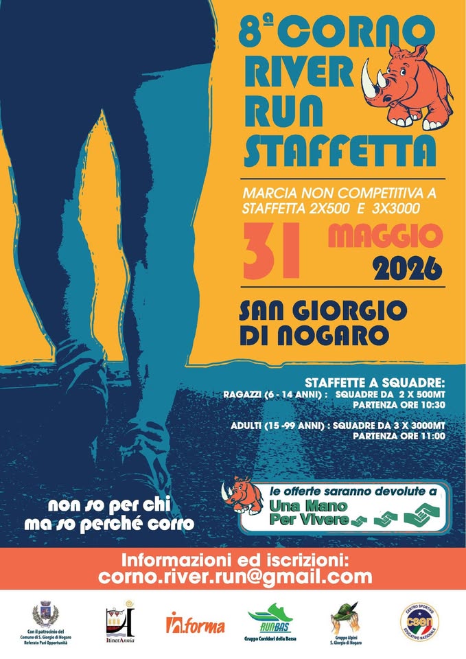 Corno River Run - STAFFETTA - Corno River Run - STAFFETTA - EventiFVG.it