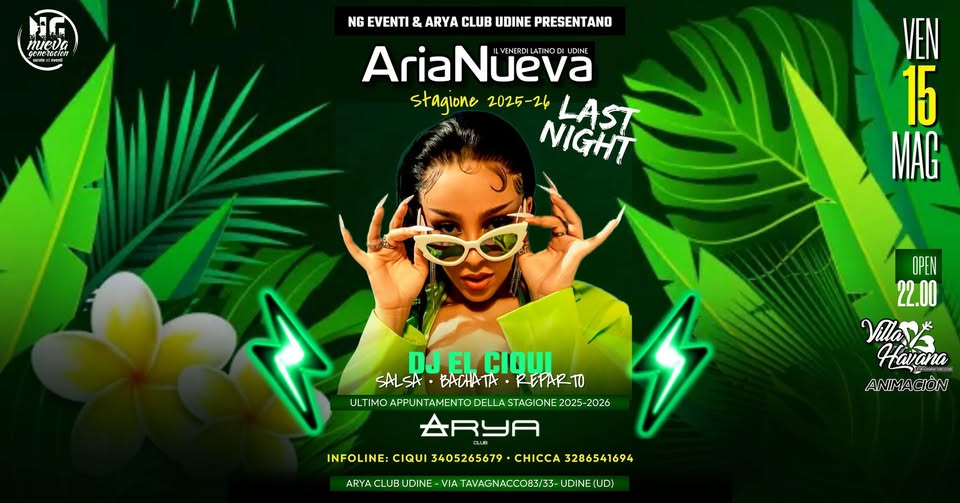 AriaNueva Last Nigth - EventiFVG.it