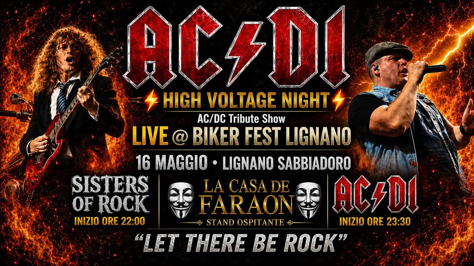 AC/DC tribute night @Biker Fest International Lignano (UD) - EventiFVG.it