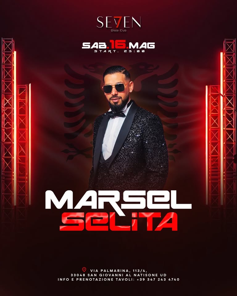 MARSEL SELITA | SEVEN DISCO CLUB - MARSEL SELITA | SEVEN DISCO CLUB - EventiFVG.it
