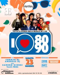 I❤️80/90 AL MYTILUS – APERTURA STAGIONE ESTIVA