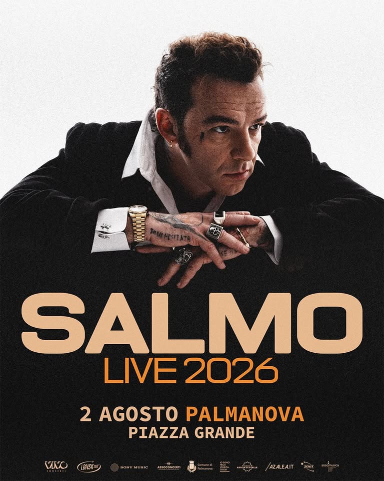 SALMO live @Palmanova 2 agosto 2026