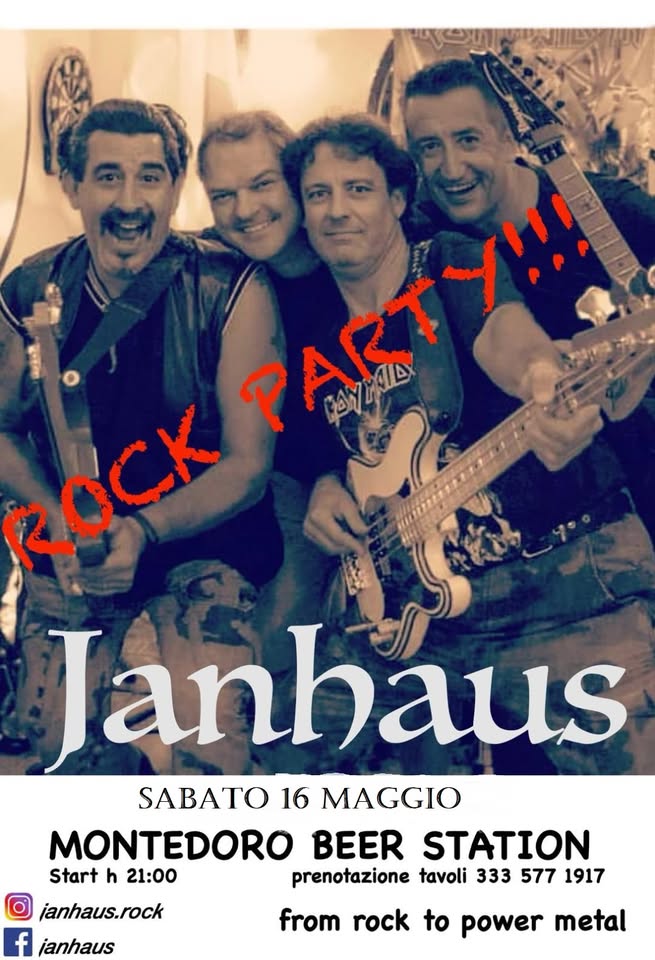 Janhaus rock party - Janhaus rock party - EventiFVG.it