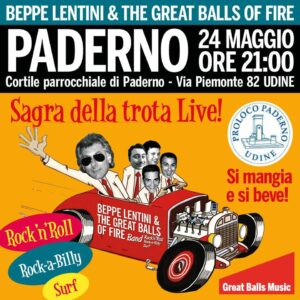 SAGRA DELLA TROTA BEPPE LENTINI & Great Balls of Fire band