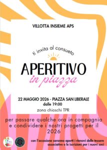 Aperitivo in piazza con Villotta Insieme APS