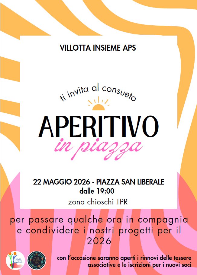Aperitivo in piazza con Villotta Insieme APS - EventiFVG.it
