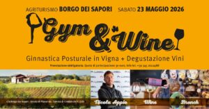 Gym&Wine 🤸♀️ fra i vigneti dell’agriturismo Borgo dei Sapori