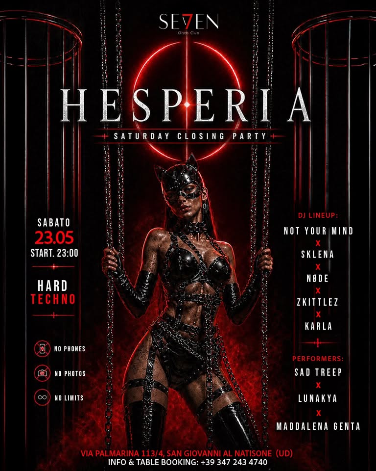 HESPERIA | SEVEN DISCO CLUB - HESPERIA | SEVEN DISCO CLUB - EventiFVG.it