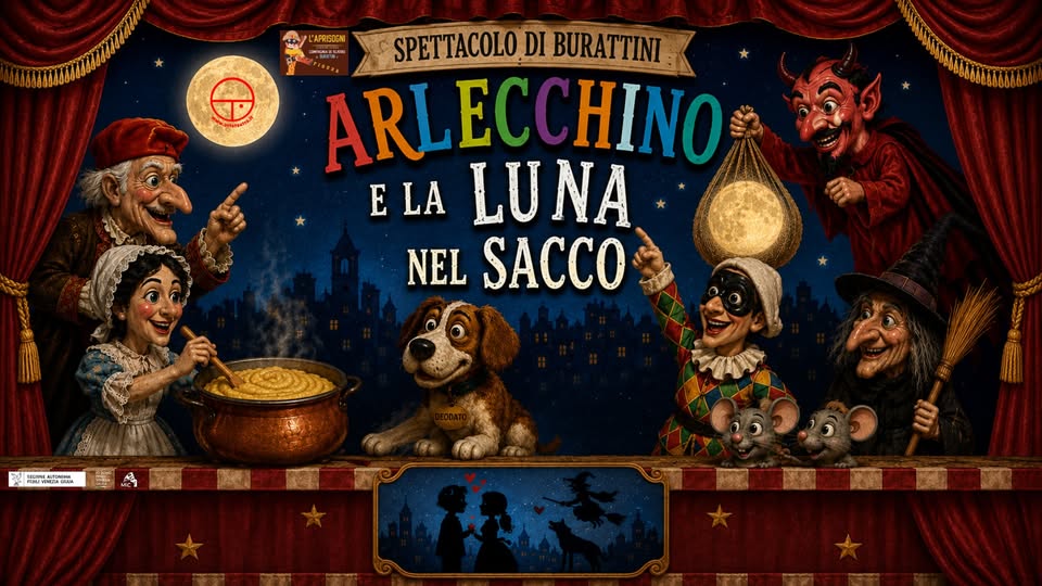 Anteprima dello spettacolo ARLECCHINO E LA LUNA NEL SACCO - EventiFVG.it
