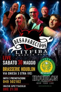 DESAPARECIDOS – tribute band LITFIBA – live @ Brasserie Houblon