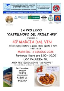 40° MARCIA DAL VIN