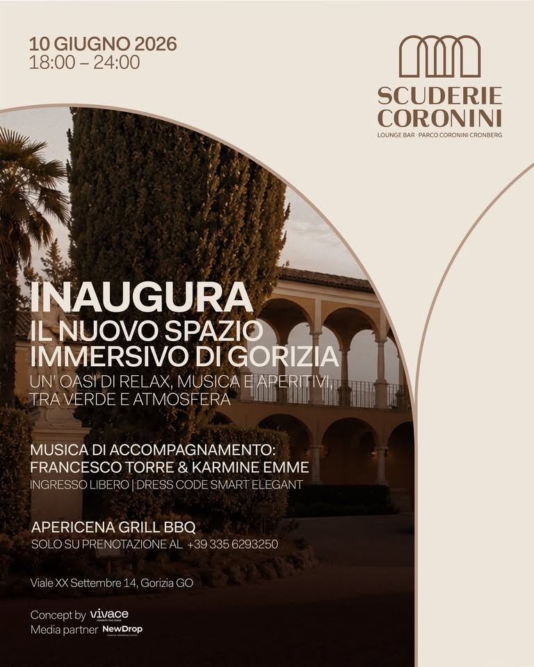 MERCOLEDÌ 10 GIUGNO | INAUGURAZIONE SCUDERIE CORONINI🌿✨
