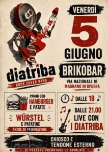diatriba live al Brikobar, Magnano