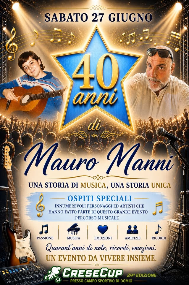 40 anni di Mauro Manni - 40 anni di Mauro Manni - EventiFVG.it