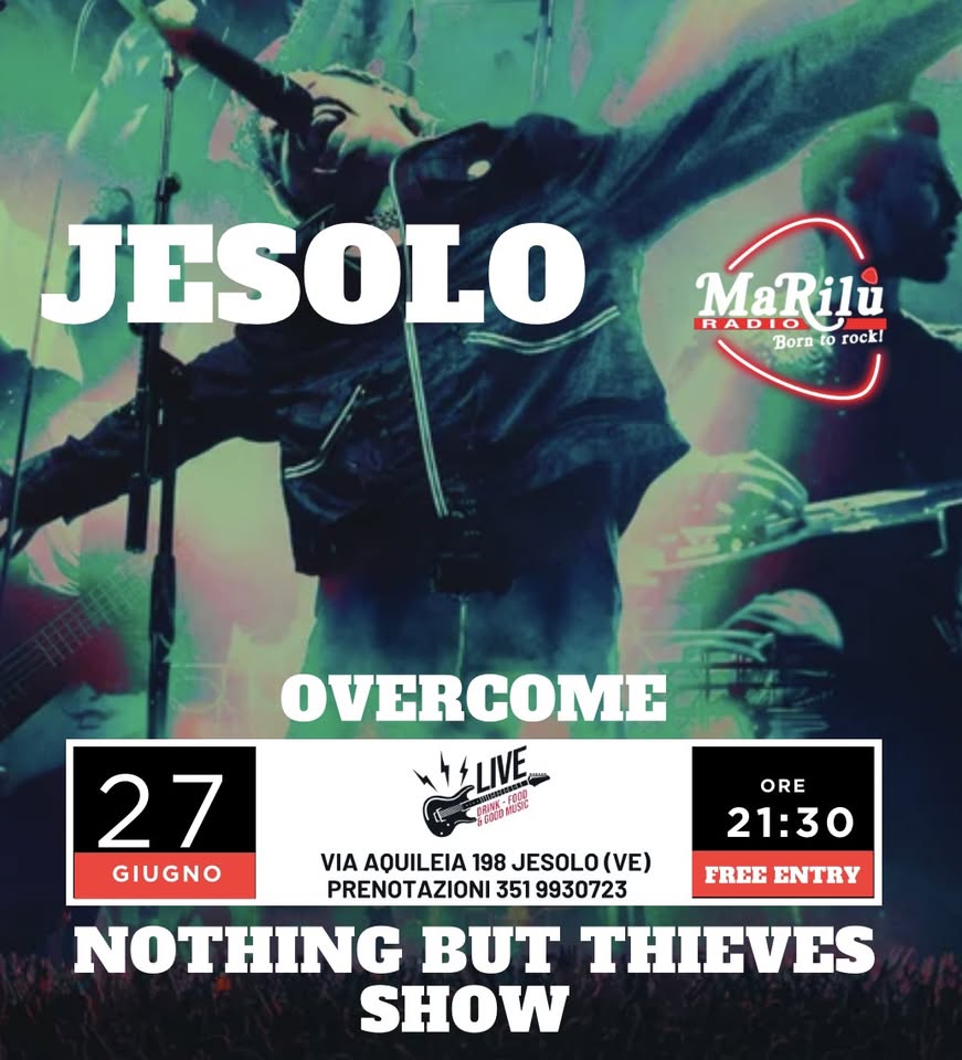 Overcome Nothing But Thieves tribute Live Show - Overcome Nothing But Thieves tribute Live Show - EventiFVG.it
