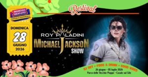 ROY PALADINI – MICHAEL JACKSON SHOW @ RESTIVAL | 28 Giugno 2026 | Casale sul Sile (TV)