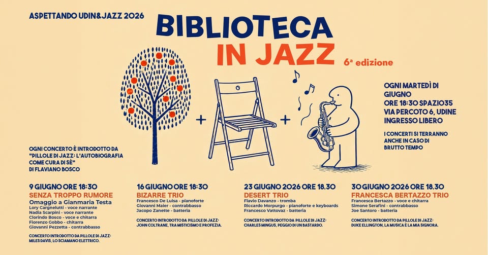 Biblioteca in Jazz - Biblioteca in Jazz - EventiFVG.it