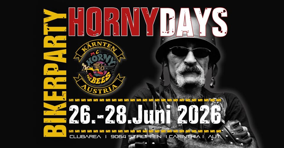 HORNYDAYS 2026 - int.Bikerparty & Bikertreffen - HORNYDAYS 2026 - int.Bikerparty & Bikertreffen - EventiFVG.it