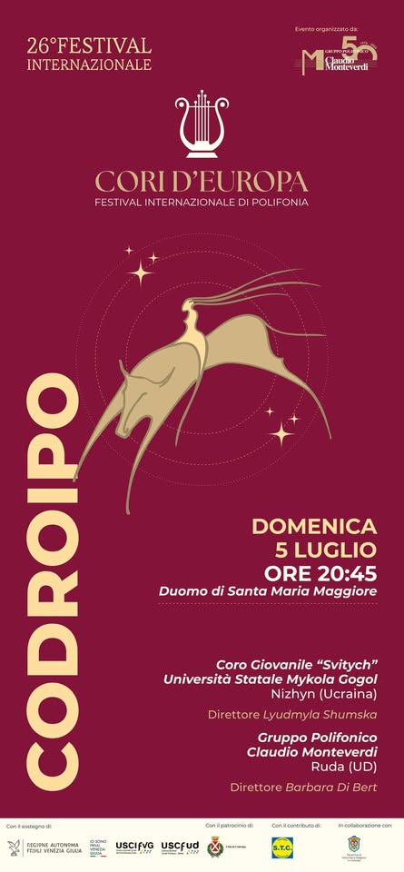Festival Cori D'Europa - Concerto per la 26a Edizione - EventiFVG.it