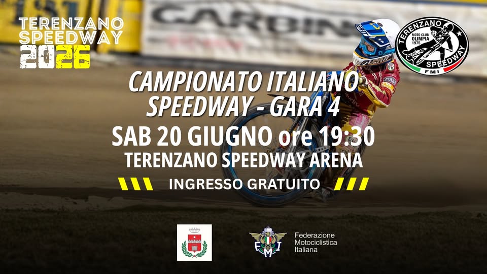 Campionato Italiano Speedway 2026 - Gara 4 - Campionato Italiano Speedway 2026 - Gara 4 - EventiFVG.it