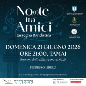 A Brugnera Complesso Musicale Bandistico “Amici della Musica” presenta “NO(T)TE TRA AMICI” 2026