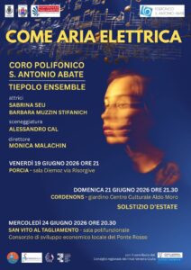 A Cordenons Concerto del Solstizio – COME ARIA ELETTRICA