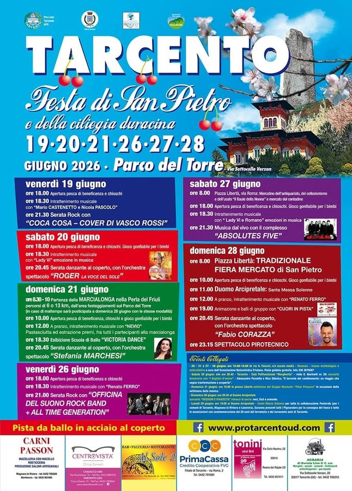 Festa di San Pietro e della ciliegia duracina - EventiFVG.it