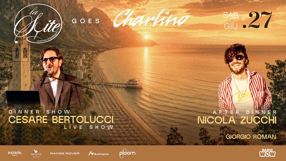 Charlino | la SUITE goes LIGNANO - Charlino | la SUITE goes LIGNANO - EventiFVG.it