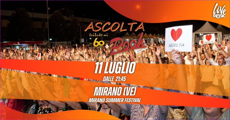 ๐ ASCOLTA - Mirano (VE) ๐ - ๐ ASCOLTA - Mirano (VE) ๐ - EventiFVG.it