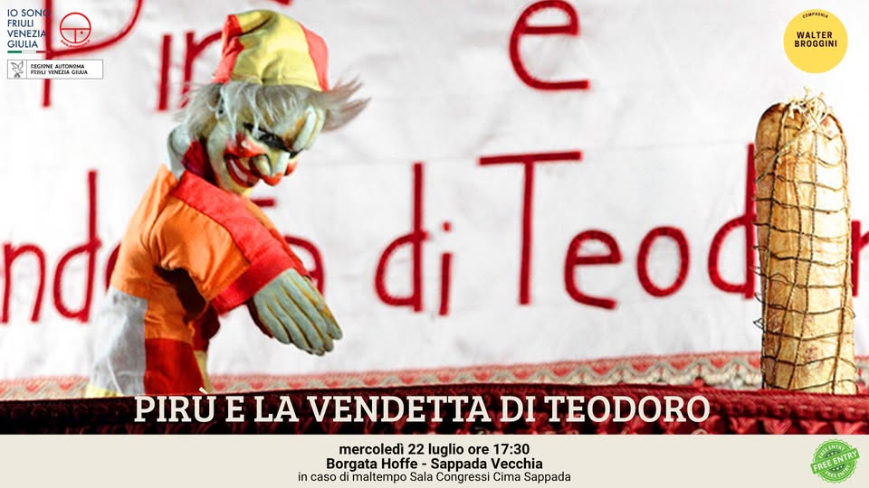 A Sappada Compagnia Walter Broggini presenta PIRÙ E LA VENDETTA DI TEODORO - A Sappada Compagnia Walter Broggini presenta PIRÙ E LA VENDETTA DI TEODORO - EventiFVG.it
