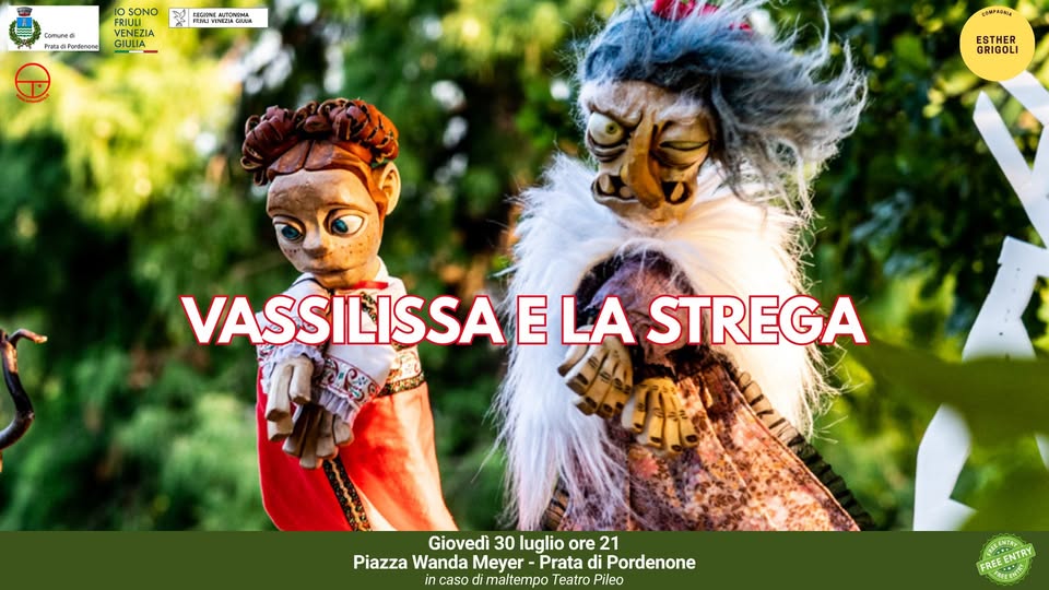 A Prata di Pordenone Compagnia Esther Grigoli presenta VASSILISSA E LA STREGA - A Prata di Pordenone Compagnia Esther Grigoli presenta VASSILISSA E LA STREGA - EventiFVG.it