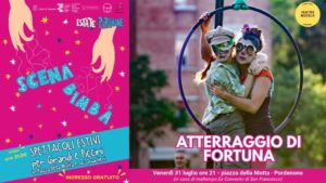 A Pordenone per la rassegna SCENA BIMBA Teatro Nucleo presenta ATTERRAGGIO DI FORTUNA
