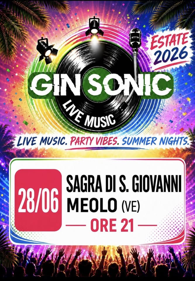 GIN SONIC Live Music!! - EventiFVG.it