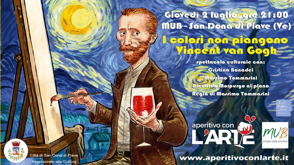 Aperitivo con l'Arte - I colori non piangono -Vincent van Gogh - EventiFVG.it