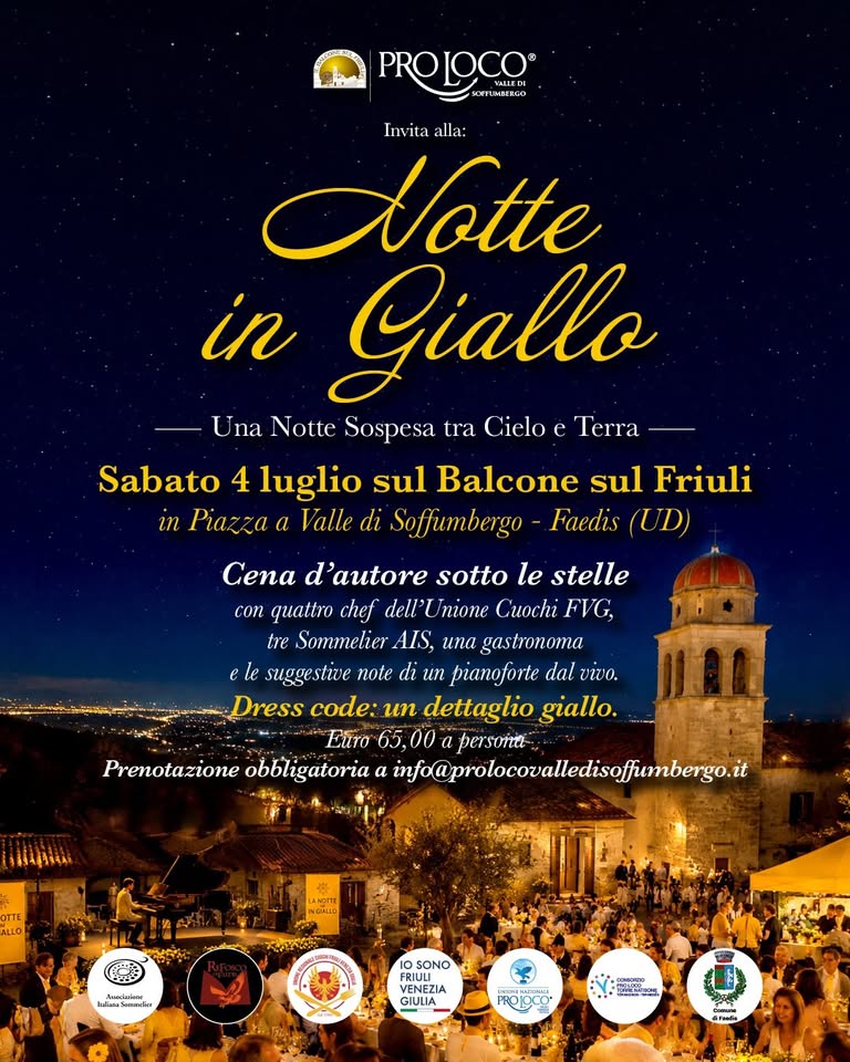 NOTTE in GIALLO - NOTTE in GIALLO - EventiFVG.it