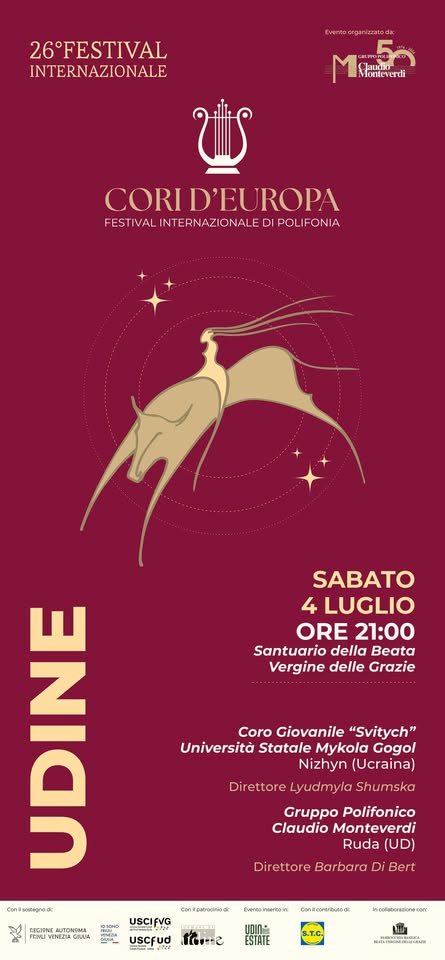 Festival Internazionale Cori d'Europa 2026 - EventiFVG.it