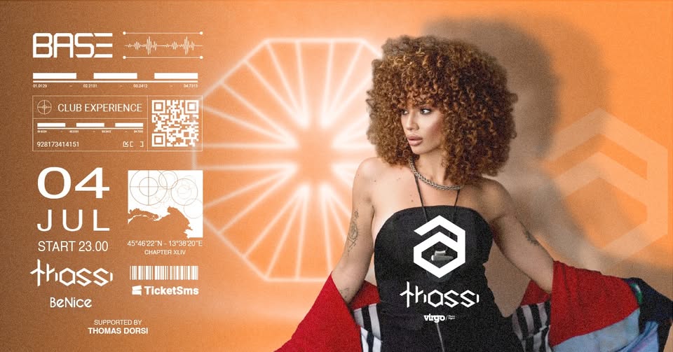 SABATO 04 LUGLIO | BE NICE | SPECIAL GUEST: ARIANNA TRIASSI | BASE CLUB EXPERIENCE - SABATO 04 LUGLIO | BE NICE | SPECIAL GUEST: ARIANNA TRIASSI | BASE CLUB EXPERIENCE - EventiFVG.it