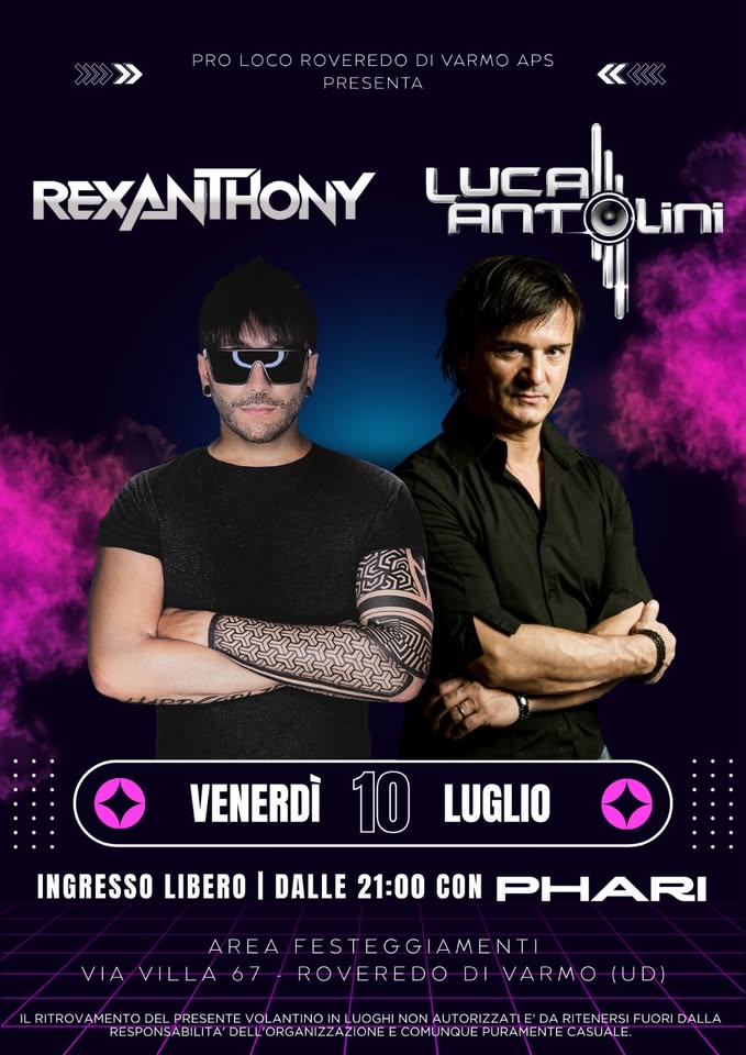 SERATA TECHNO @ROVEREDO DI VARMO - SERATA TECHNO @ROVEREDO DI VARMO - EventiFVG.it