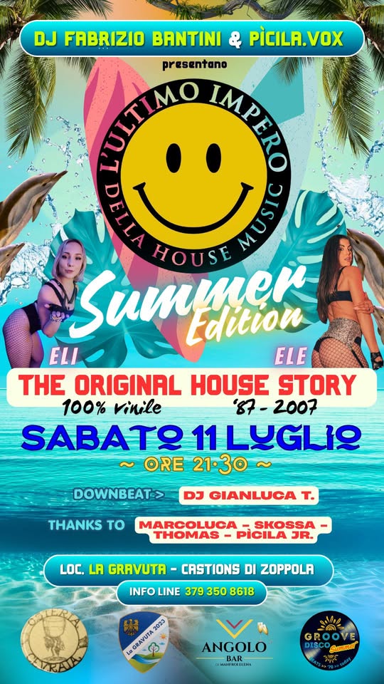 L’ULTIMO IMPERO della HOUSE MUSIC - L’ULTIMO IMPERO della HOUSE MUSIC - EventiFVG.it