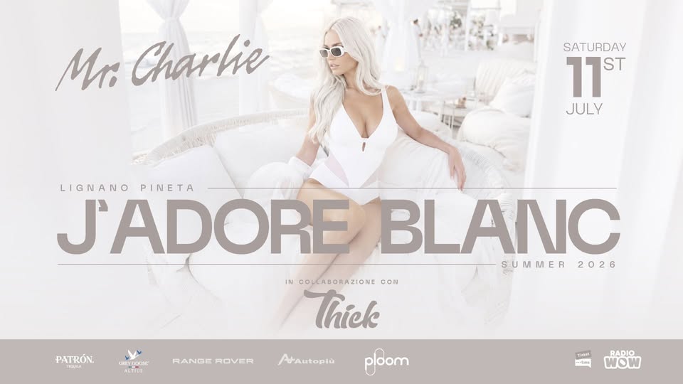 J’ADORE BLANC - LA FESTA IN BIANCO - J’ADORE BLANC - LA FESTA IN BIANCO - EventiFVG.it