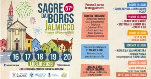 57° SAGRE DAI BORGS – Jalmicco di Palmanova (UD) – dal 16 al 20 luglio 2026