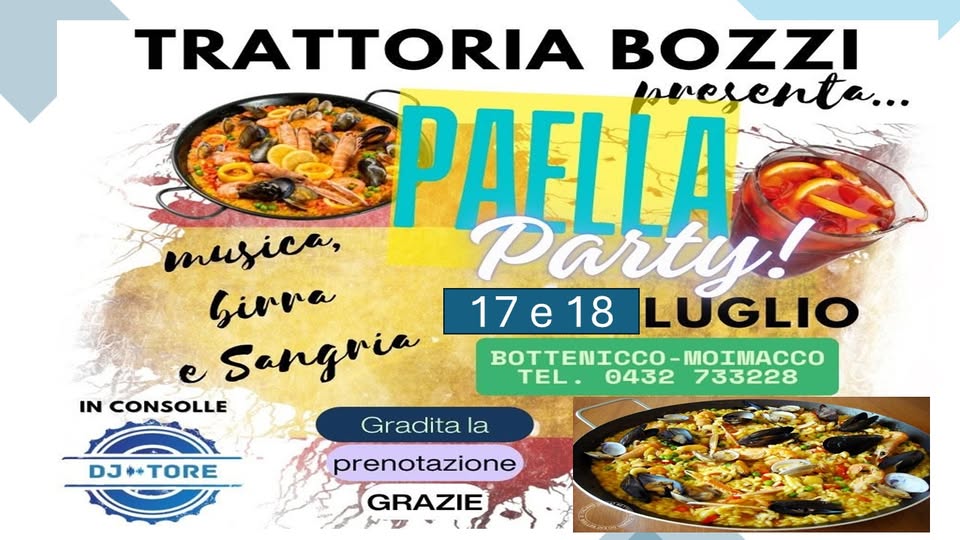 PAELLA PARTY - EventiFVG.it
