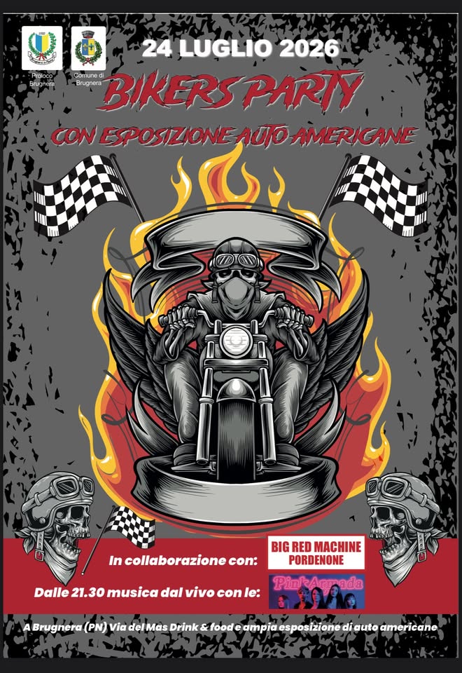 BIKERS PARTY BIG RED MACHINE - EventiFVG.it