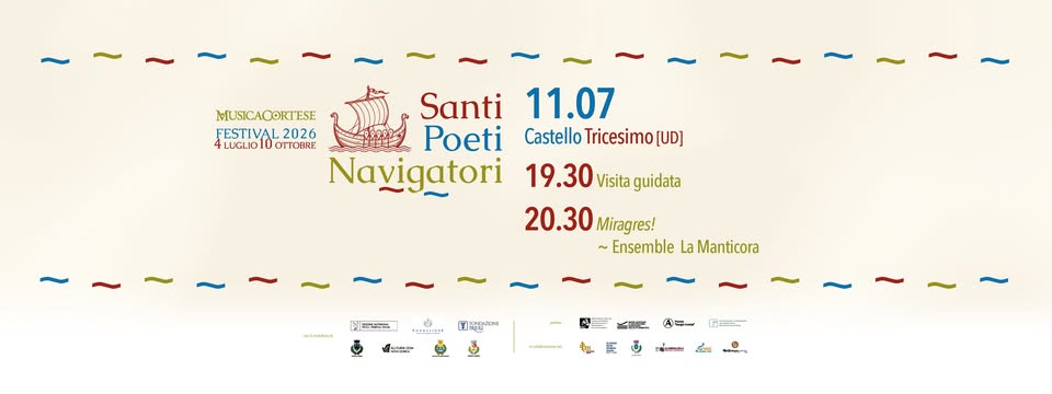 Musica Cortese 2026 // Ensemble La Manticora - Musica Cortese 2026 // Ensemble La Manticora - EventiFVG.it